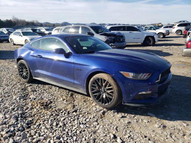 1FA6P8CF0F5412599 - 2015 FORD MUSTANG GT BLUE photo 4