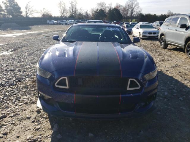 1FA6P8CF0F5412599 - 2015 FORD MUSTANG GT BLUE photo 5