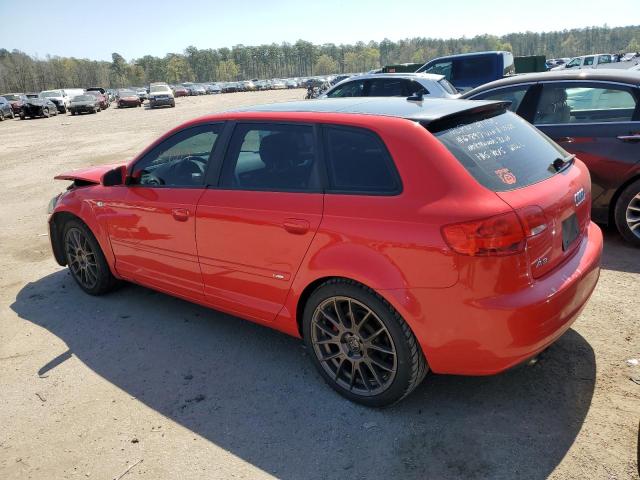 WAUHF78P37A055698 - 2007 AUDI A3 2 RED photo 2