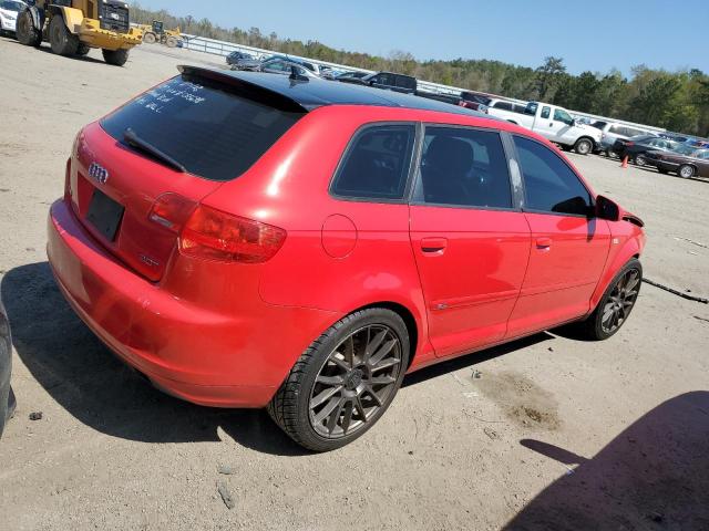 WAUHF78P37A055698 - 2007 AUDI A3 2 RED photo 3