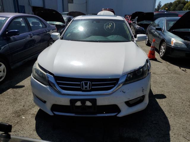 1HGCR3F83FA027408 - 2015 HONDA ACCORD EXL WHITE photo 5