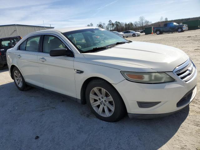 1FAHP2DWXBG106562 - 2011 FORD TAURUS SE WHITE photo 4