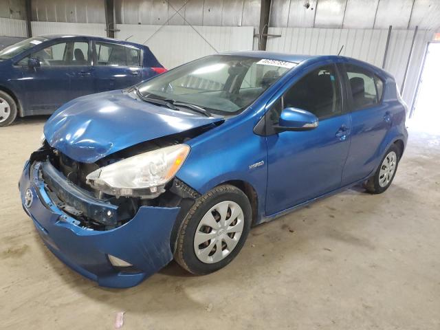 JTDKDTB33D1555854 - 2013 TOYOTA PRIUS C BLUE photo 1