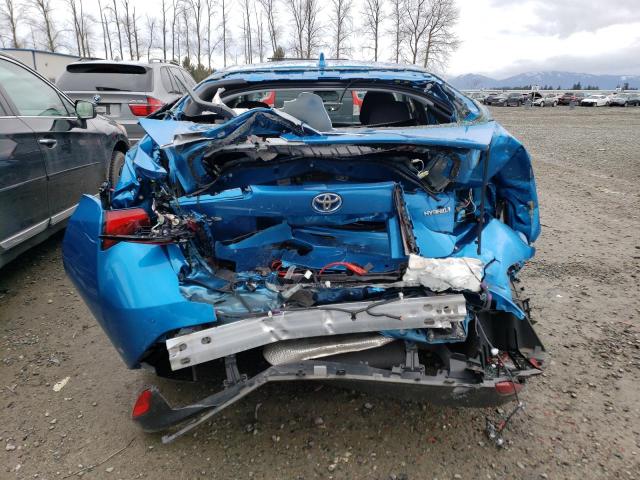 JTDL9RFU8K3003411 - 2019 TOYOTA PRIUS BLUE photo 6