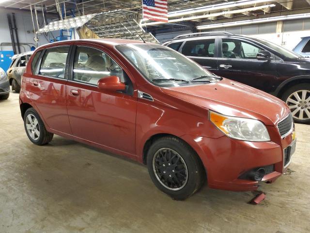 KL1TD6DE3BB122196 - 2011 CHEVROLET AVEO LS RED photo 4