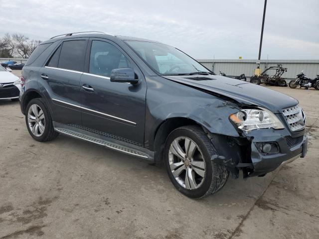 4JGBB8GB7BA640207 - 2011 MERCEDES-BENZ ML 350 4MATIC GRAY photo 4