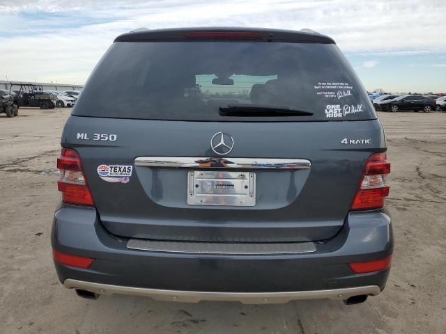 4JGBB8GB7BA640207 - 2011 MERCEDES-BENZ ML 350 4MATIC GRAY photo 6