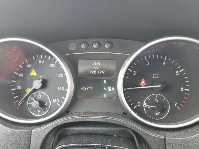 4JGBB8GB7BA640207 - 2011 MERCEDES-BENZ ML 350 4MATIC GRAY photo 9