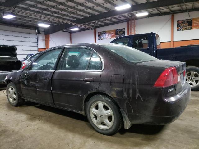 2HHES35851H004068 - 2001 ACURA 1.7EL PREMIUM PURPLE photo 2