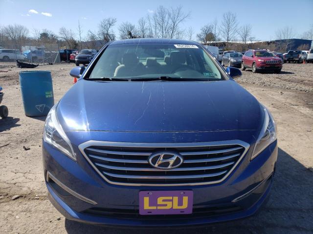 5NPE24AFXFH197099 - 2015 HYUNDAI SONATA SE BLUE photo 5