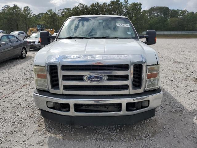 1FTWW30R28EE01606 - 2008 FORD F350 SRW SUPER DUTY WHITE photo 5