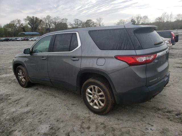 1GNEVFKW7KJ283934 - 2019 CHEVROLET TRAVERSE LS GRAY photo 2