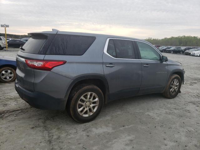 1GNEVFKW7KJ283934 - 2019 CHEVROLET TRAVERSE LS GRAY photo 3