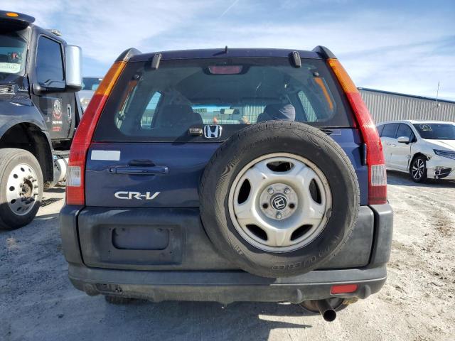 SHSRD68504U202092 - 2004 HONDA CR-V LX BLUE photo 6