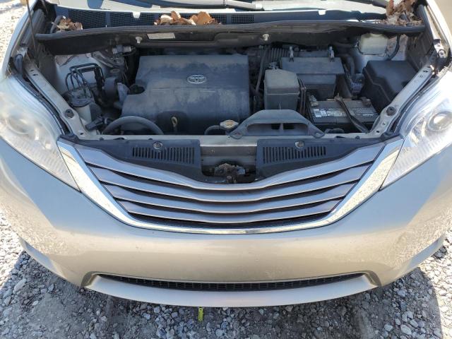 5TDYK3DC3FS573497 - 2015 TOYOTA SIENNA XLE TAN photo 12