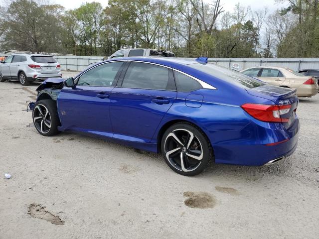 1HGCV1F37JA029594 - 2018 HONDA ACCORD SPORT BLUE photo 2