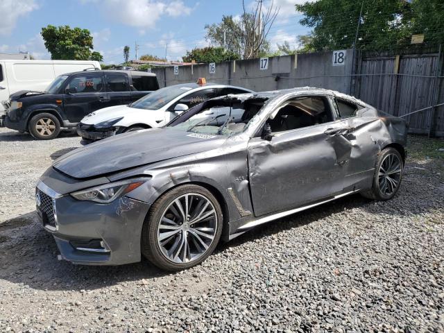 JN1CV7EK1HM111049 - 2017 INFINITI Q60 BASE GRAY photo 1