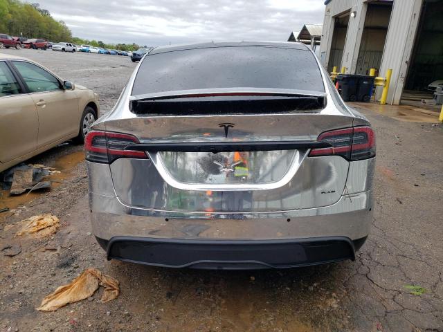 7SAXCBE64NF332842 - 2022 TESLA MODEL X SILVER photo 6