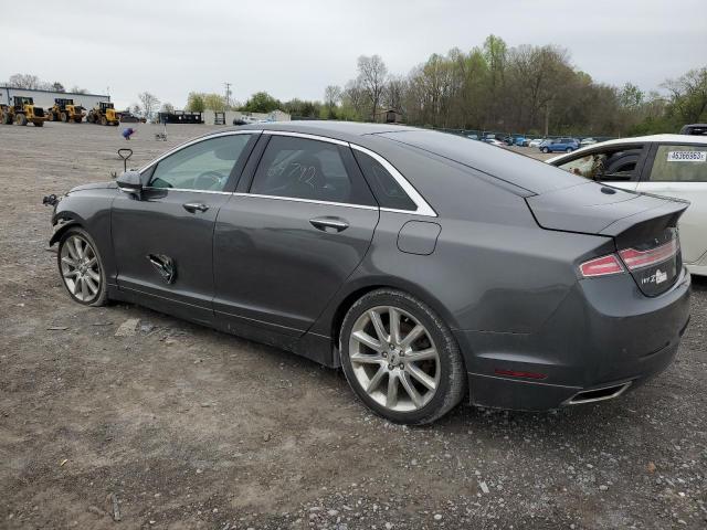 3LN6L2JK9GR633910 - 2016 LINCOLN MKZ CHARCOAL photo 2