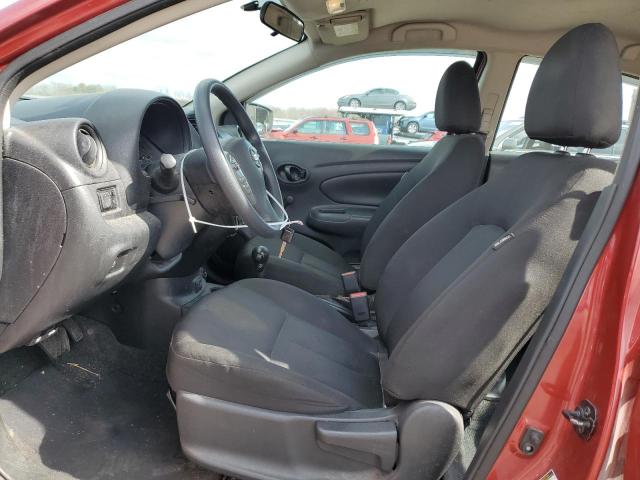 3N1CN7AP6KL815489 - 2019 NISSAN VERSA S RED photo 7