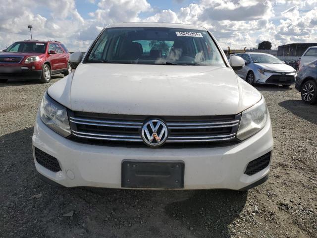 WVGBV3AX0DW606923 - 2013 VOLKSWAGEN TIGUAN S WHITE photo 5