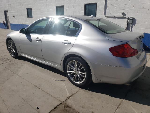 JNKBV61F58M266990 - 2008 INFINITI G35 SILVER photo 2