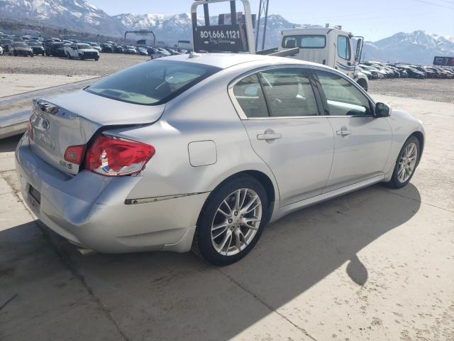 JNKBV61F58M266990 - 2008 INFINITI G35 SILVER photo 3