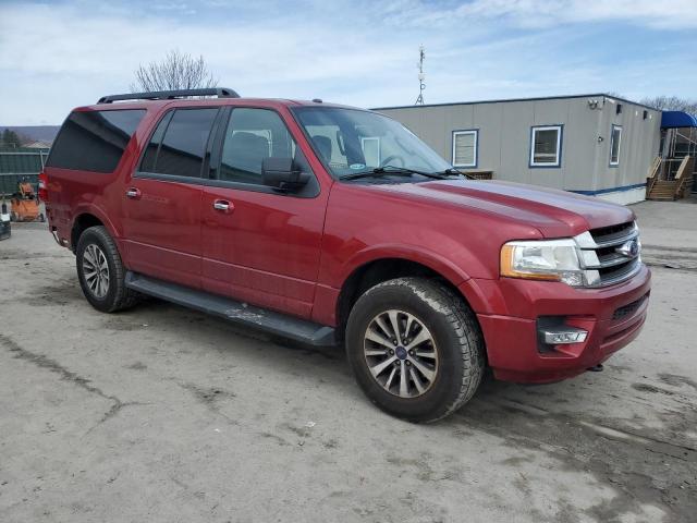 1FMJK1JT5HEA27184 - 2017 FORD EXPEDITION EL XLT MAROON photo 4