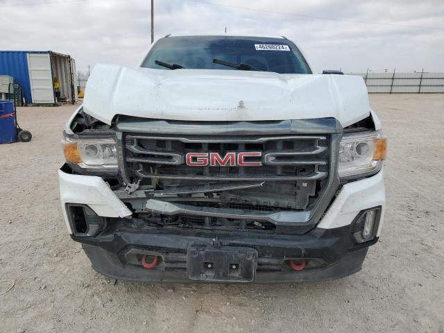 1GTG6FEN7M1260691 - 2021 GMC CANYON AT4 WHITE photo 5