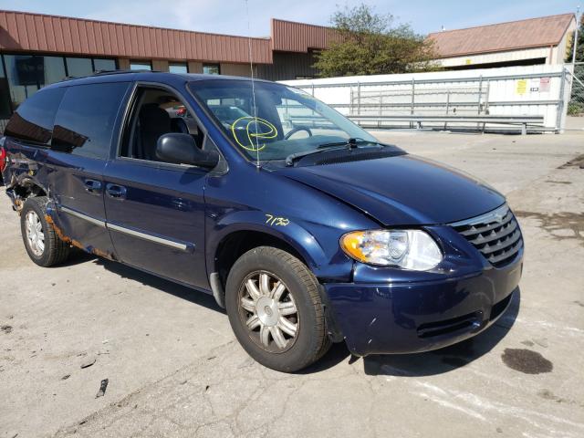 2A4GP54L46R866322 - 2006 CHRYSLER TOWN & COU TOURING ლურჯი ფოტო 1