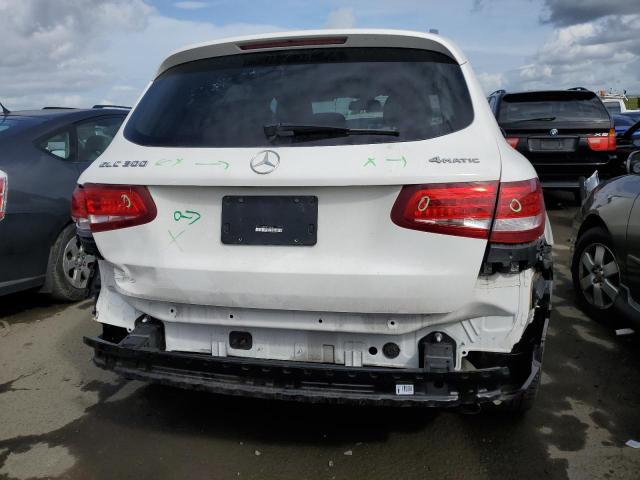 WDC0G4KB5HF115035 - 2017 MERCEDES-BENZ GLC 300 4MATIC WHITE photo 6