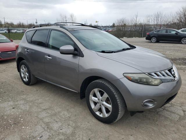 JN8AZ18W99W102811 - 2009 NISSAN MURANO S SILVER photo 4