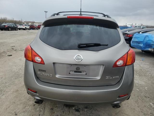 JN8AZ18W99W102811 - 2009 NISSAN MURANO S SILVER photo 6