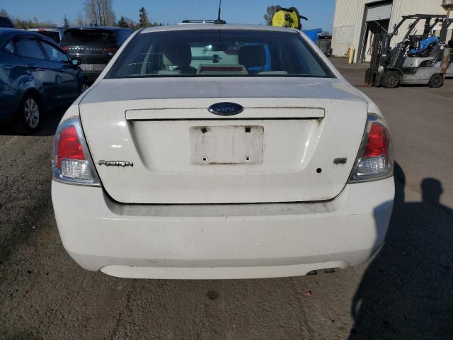 3FAHP07Z28R242874 - 2008 FORD FUSION SE WHITE photo 6