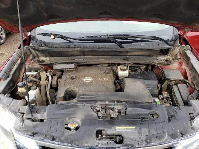 5N1AR2MM2DC686979 - 2013 NISSAN PATHFINDER S Կարմիր լուսանկար 11