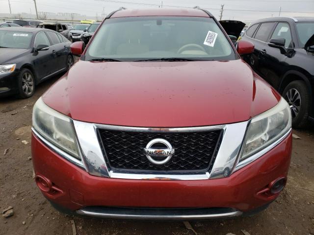 5N1AR2MM2DC686979 - 2013 NISSAN PATHFINDER S Կարմիր լուսանկար 5
