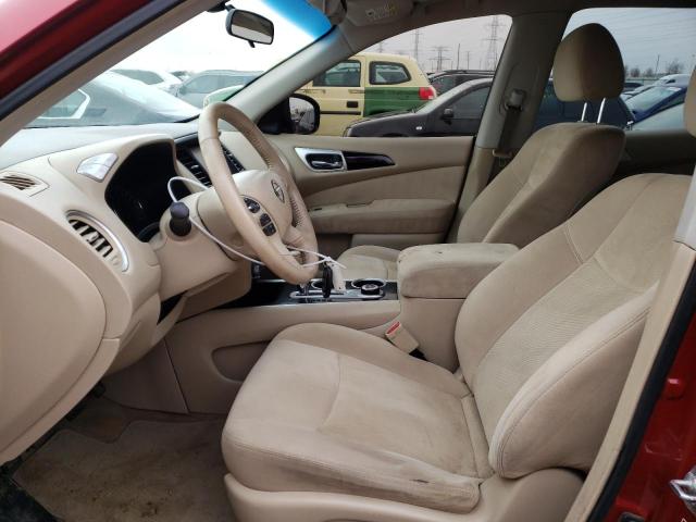 5N1AR2MM2DC686979 - 2013 NISSAN PATHFINDER S Կարմիր լուսանկար 7