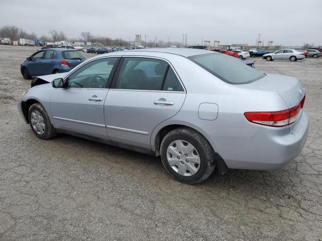 1HGCM55394A042444 - 2004 HONDA ACCORD LX SILVER photo 2