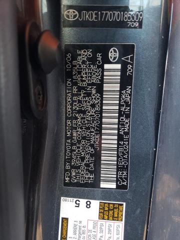 JTKDE177070185309 - 2007 TOYOTA SCION TC 灰色 照片 13