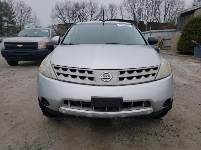 JN8AZ08T76W405114 - 2006 NISSAN MURANO SL SILVER photo 5