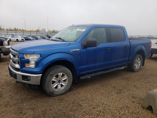 1FTEW1E86GFB05562 - 2016 FORD F150 SUPERCREW BLUE photo 1