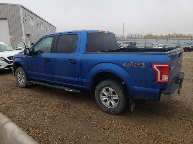 1FTEW1E86GFB05562 - 2016 FORD F150 SUPERCREW BLUE photo 2