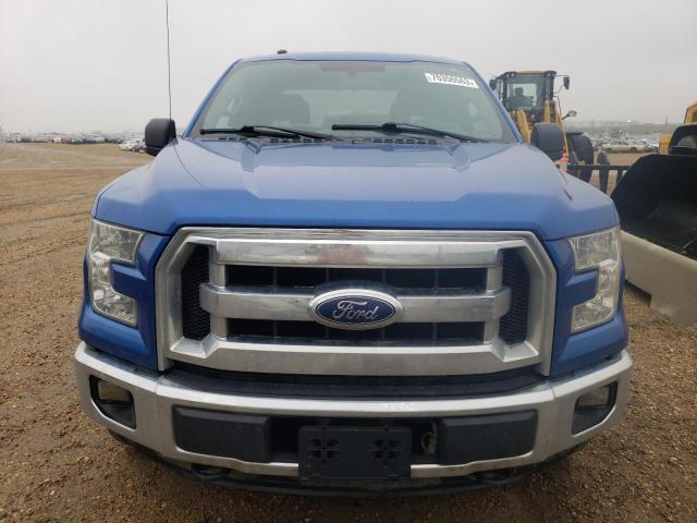 1FTEW1E86GFB05562 - 2016 FORD F150 SUPERCREW BLUE photo 5