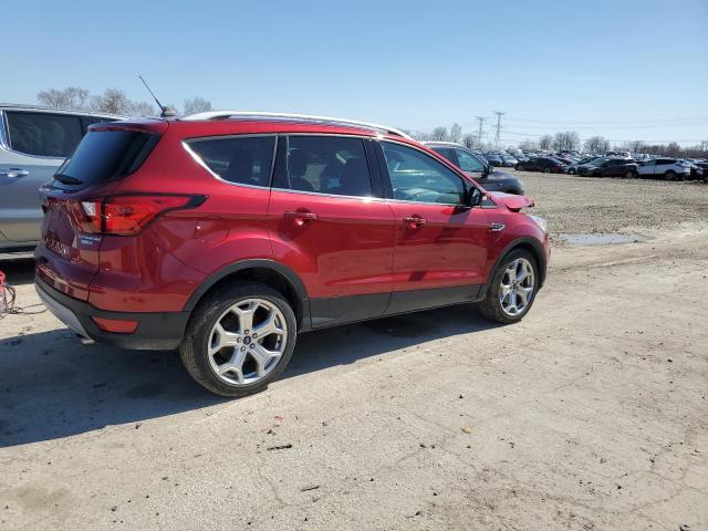 1FMCU9J99KUA59848 - 2019 FORD ESCAPE TITANIUM RED photo 3