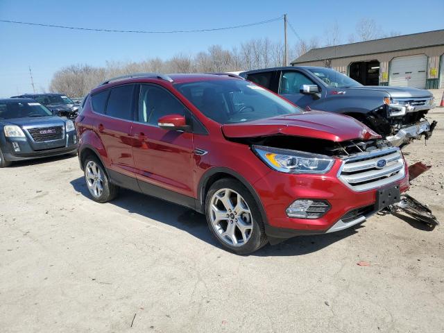 1FMCU9J99KUA59848 - 2019 FORD ESCAPE TITANIUM RED photo 4