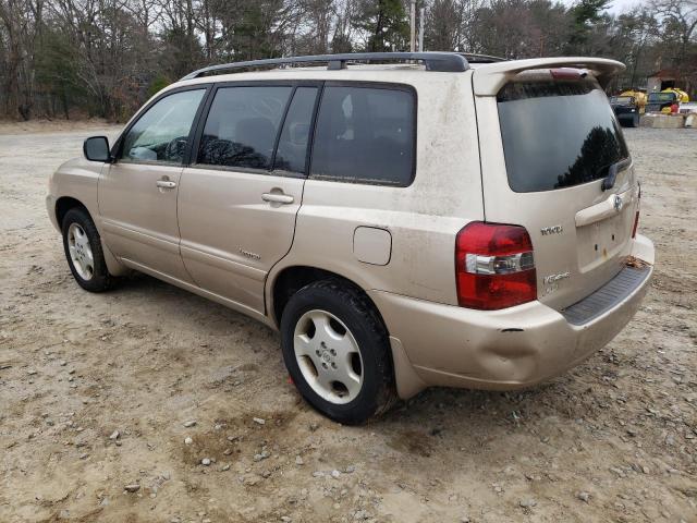 JTEEP21A670207504 - 2007 TOYOTA HIGHLANDER SPORT BEIGE photo 2