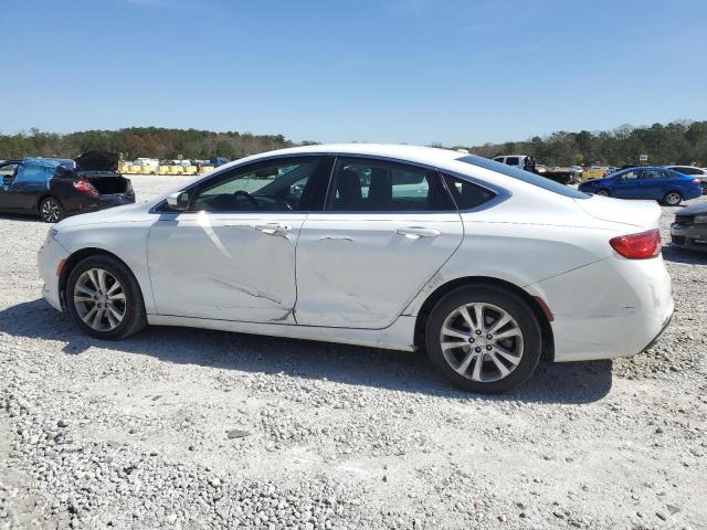 1C3CCCABXFN619579 - 2015 CHRYSLER 200 LIMITED WHITE photo 2