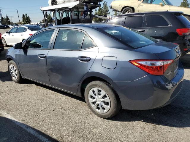 5YFBURHE4FP253970 - 2015 TOYOTA COROLLA L GRAY photo 2