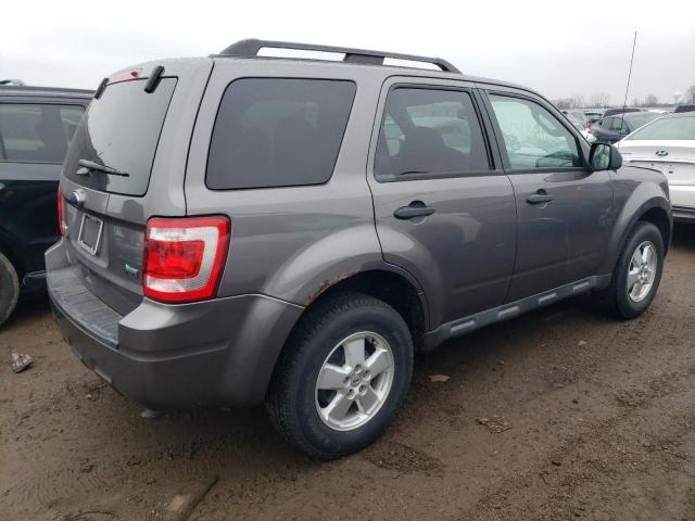 1FMCU0DGXBKA92052 - 2011 FORD ESCAPE XLT GRAY photo 3