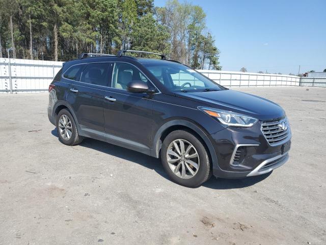 KM8SMDHF4HU209724 - 2017 HYUNDAI SANTA FE SE BLACK photo 4